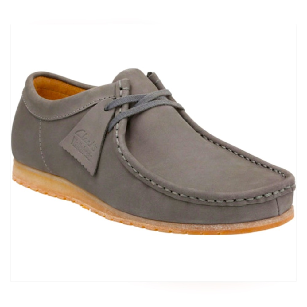 Clarks Wallabee Step Gray Nubuck